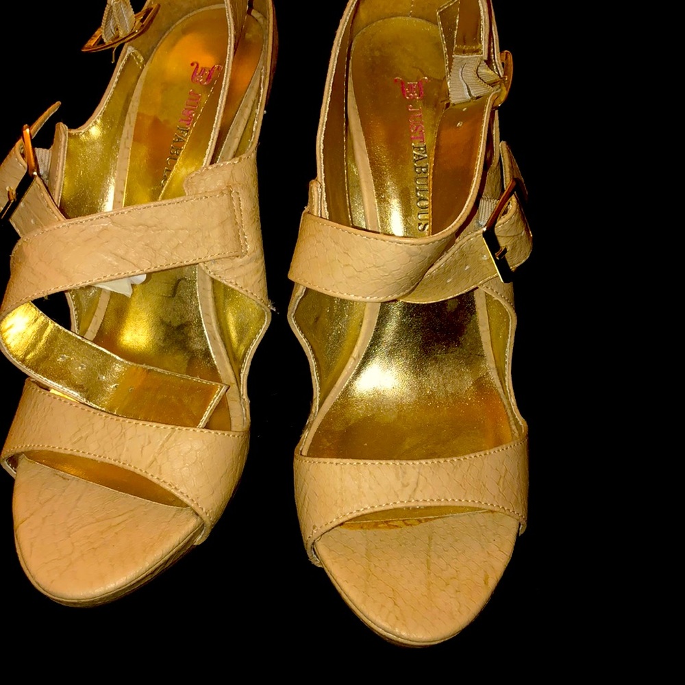 Gold heels